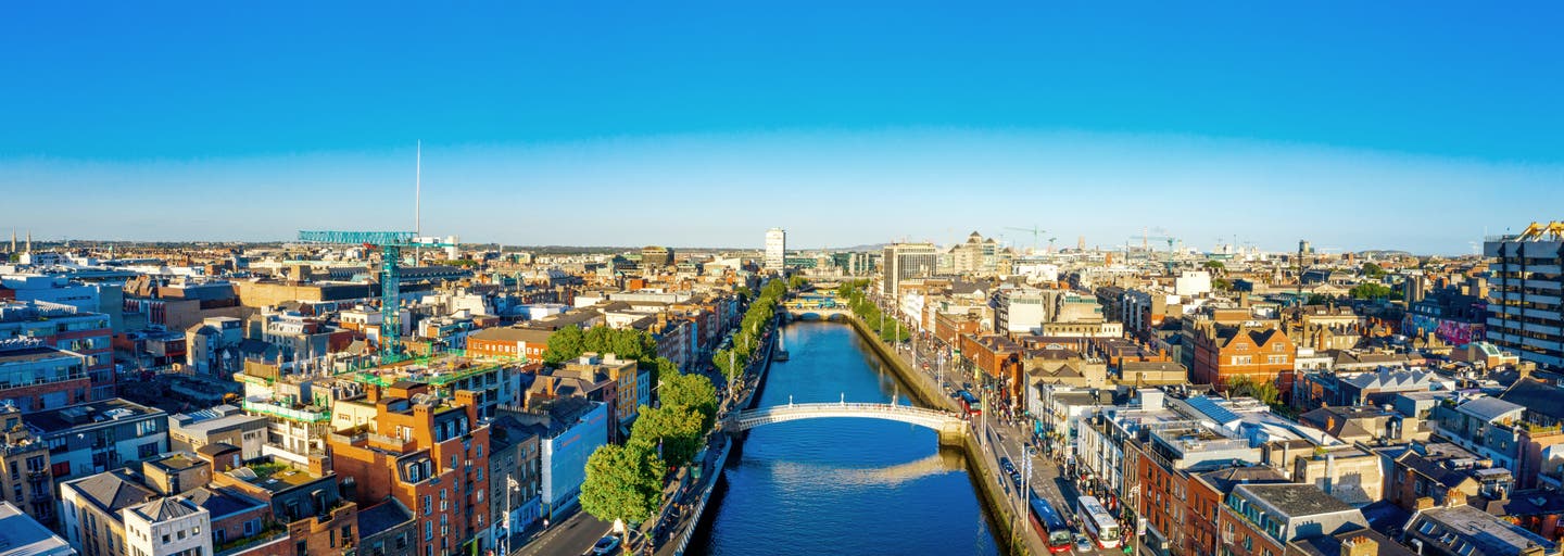 Blick auf Dublin