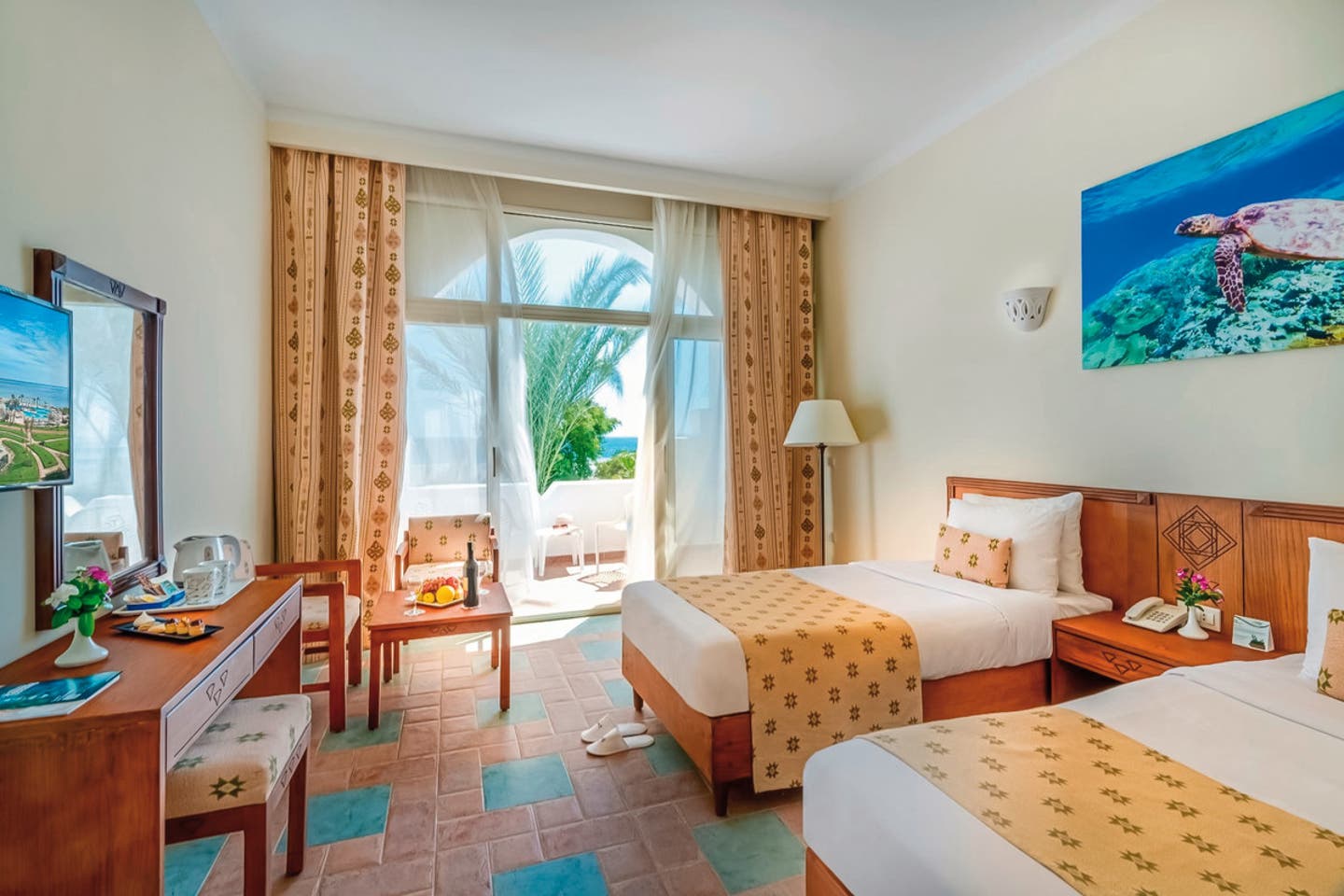 Wohnbeispiel Doppelzimmer Komfort Meerblick