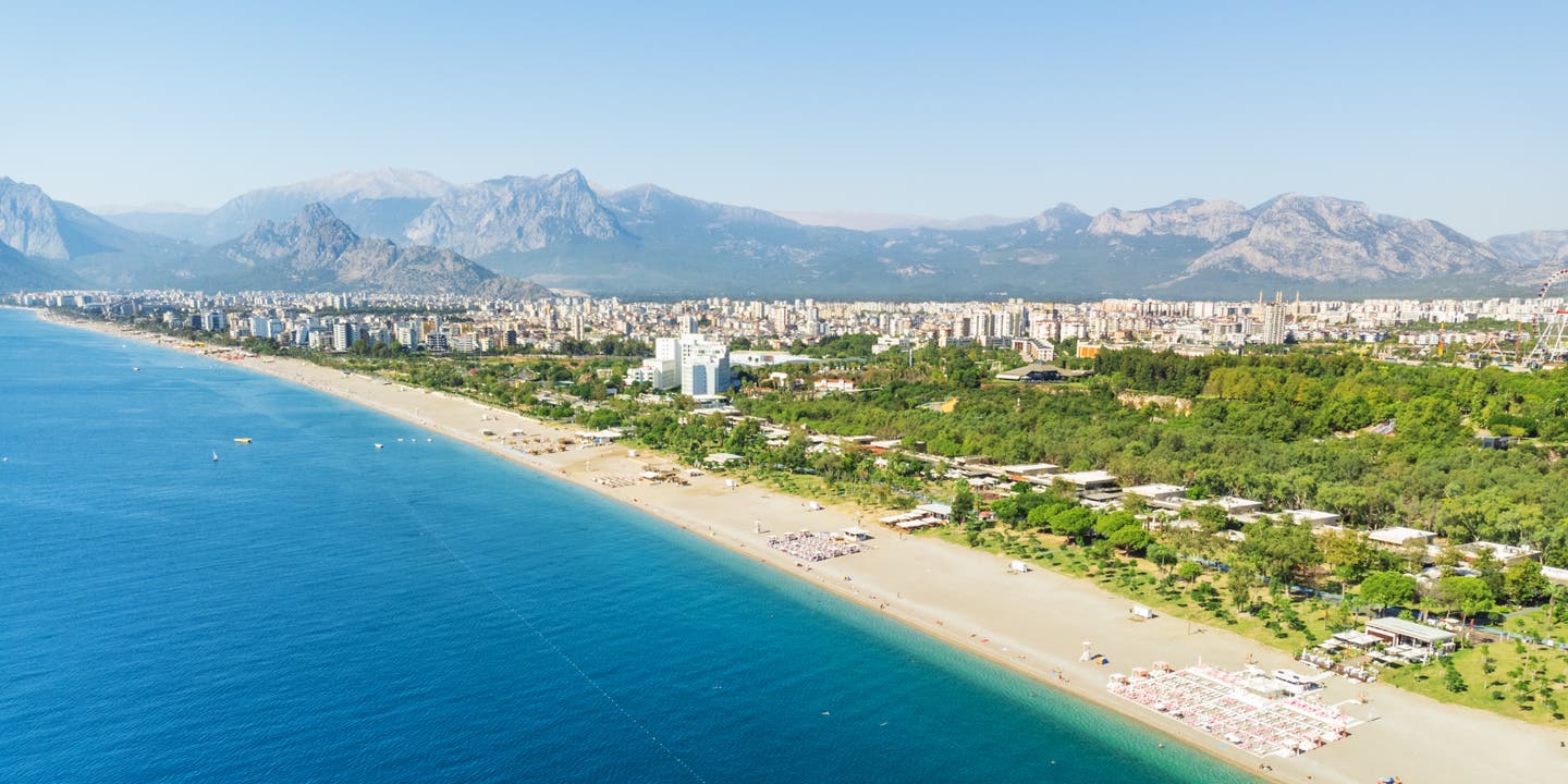 Küstenlinie von Alanya, Türkei