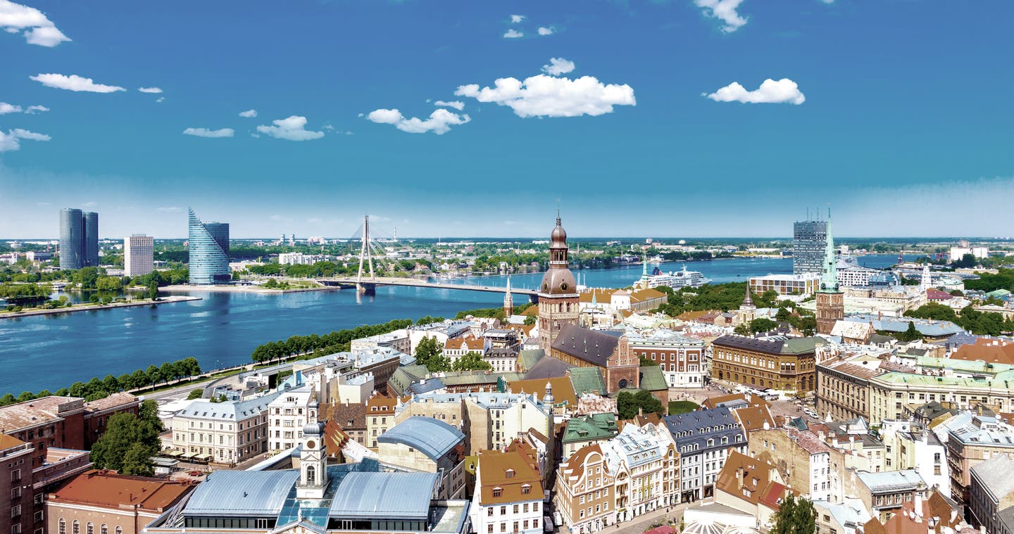 Blick auf Riga