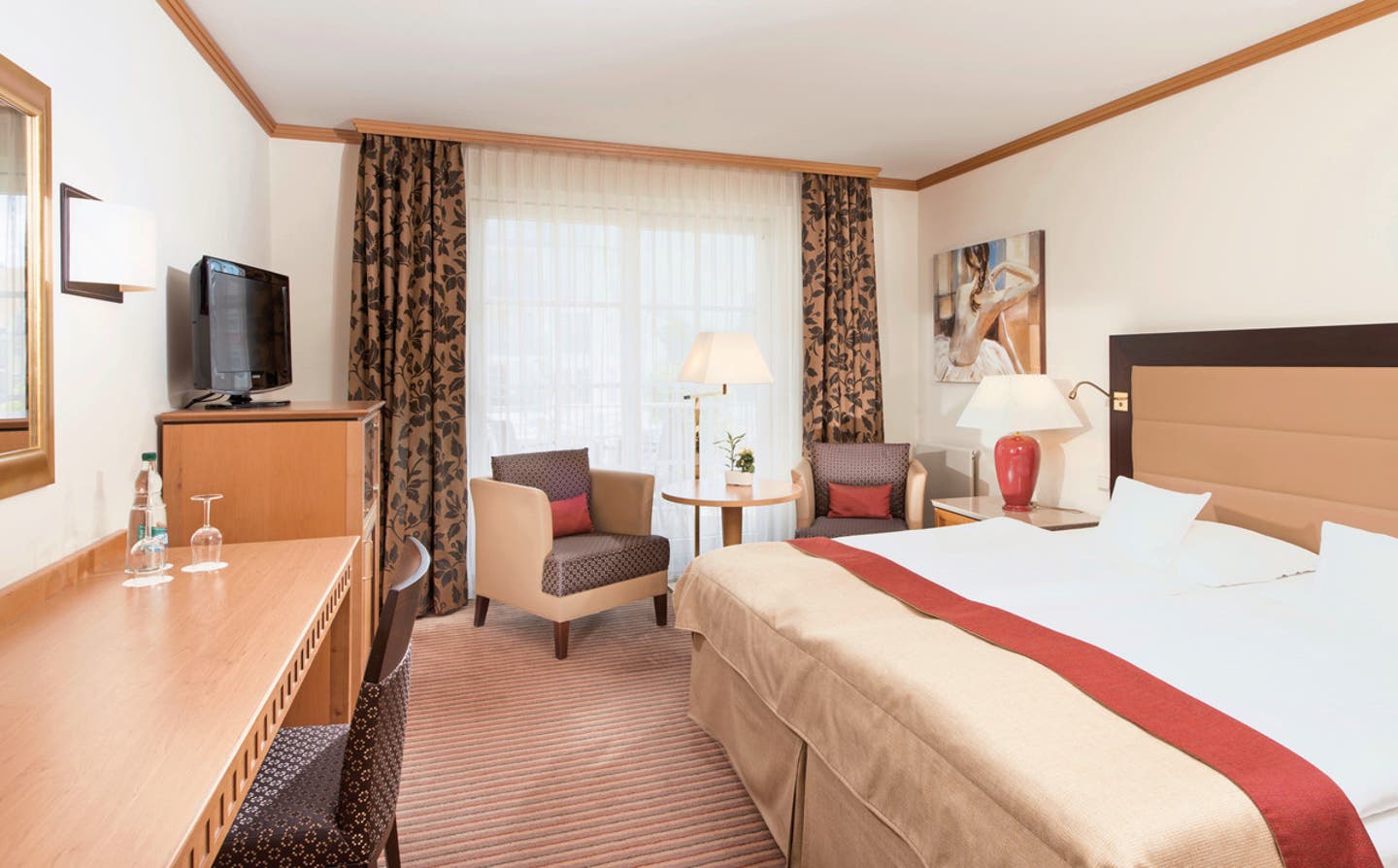 Wohnbeispiel Doppelzimmer Landseite Superior