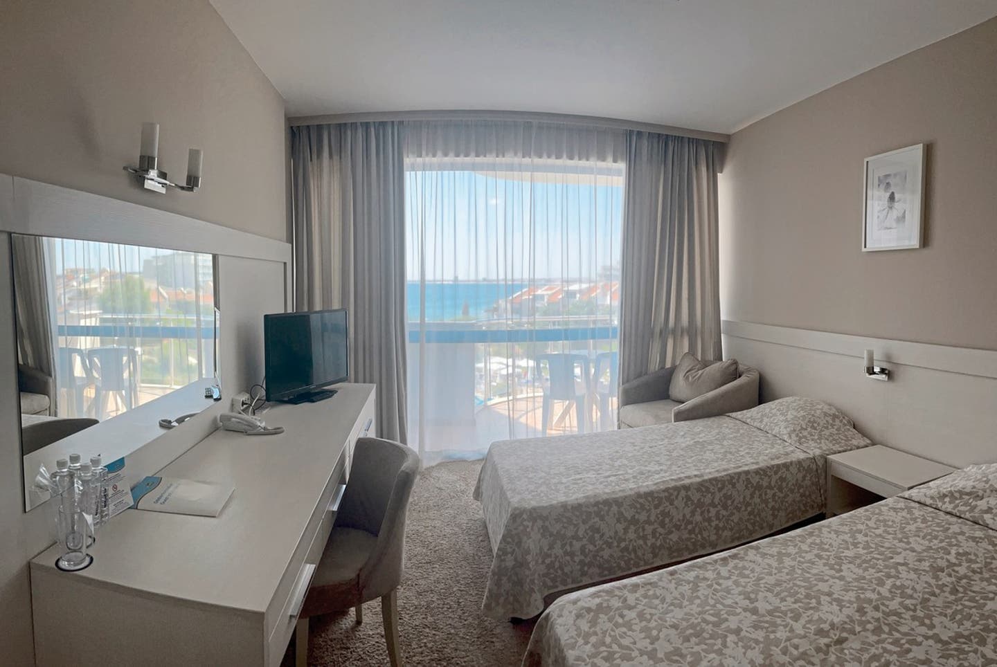 Wohnbeispiel Doppelzimmer seitl. Meerblick