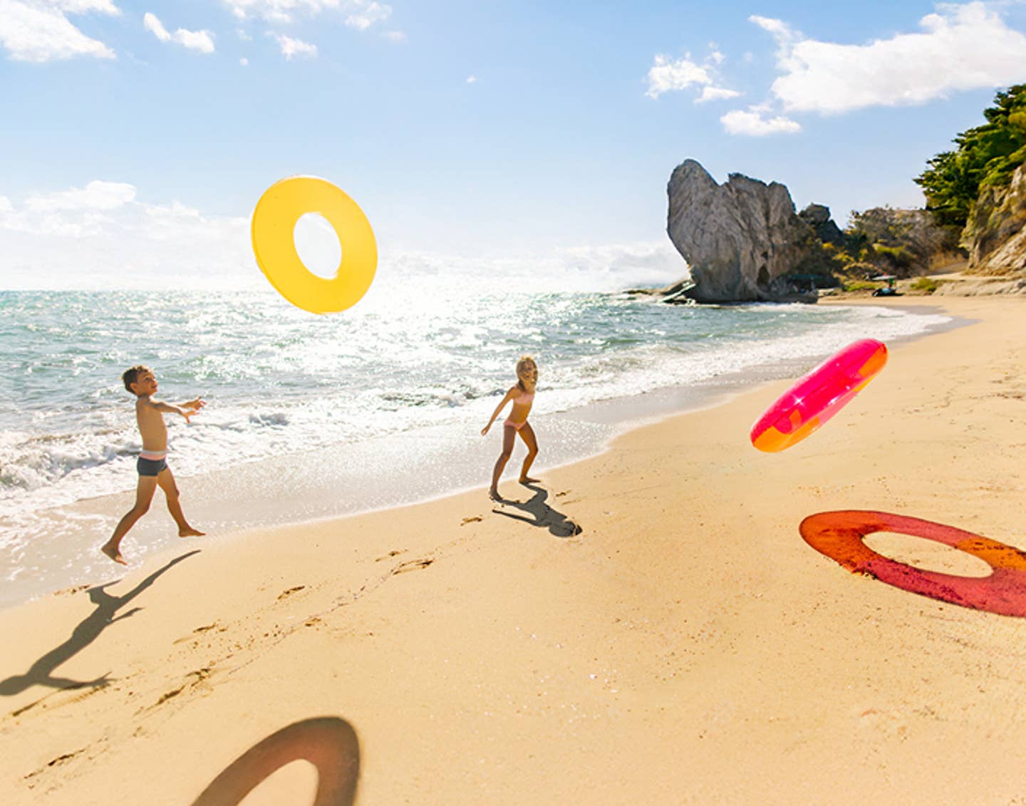 Kinder am Strand