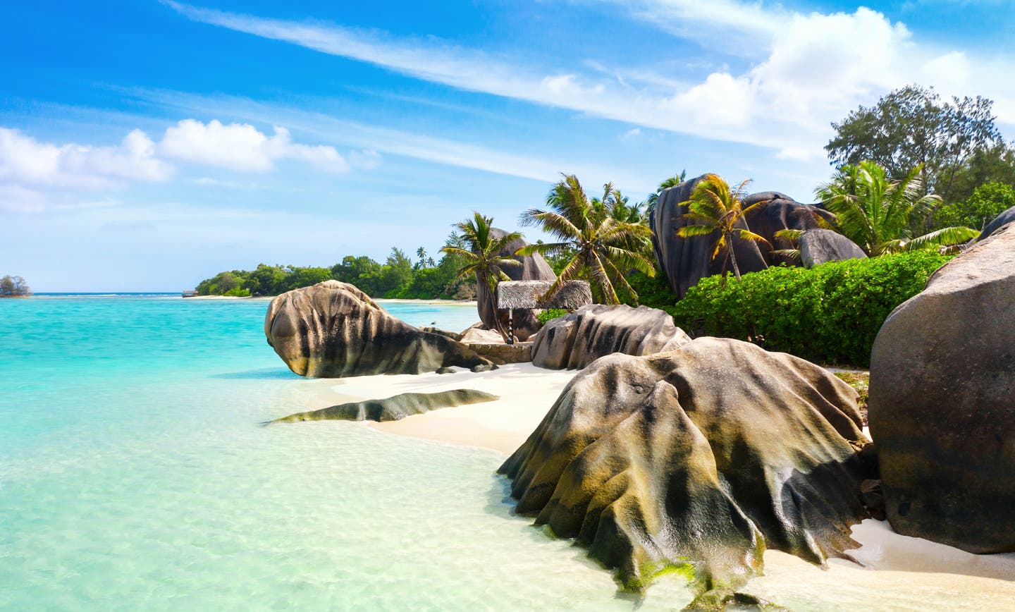 Strand auf den Seychellen