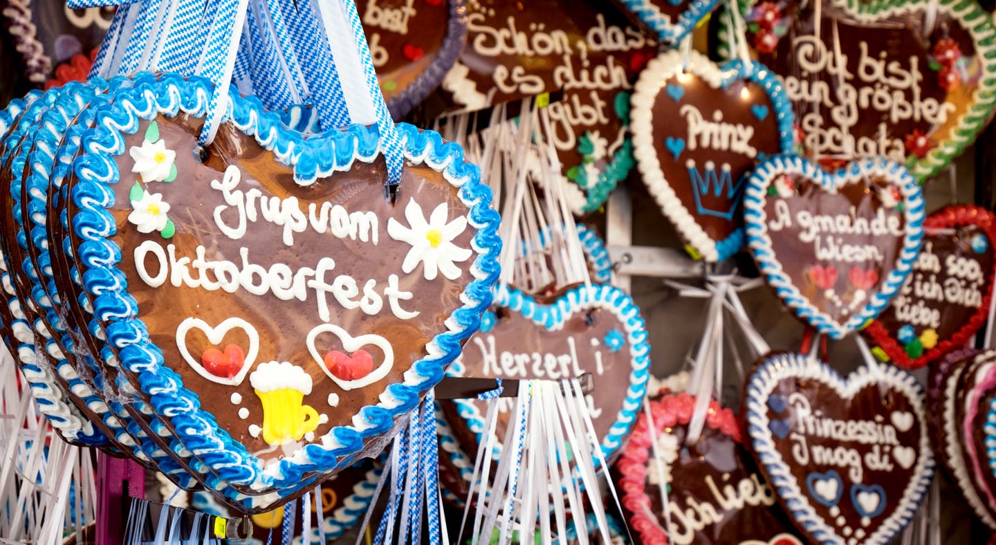 Lebkuchenherzen vom Oktoberfest