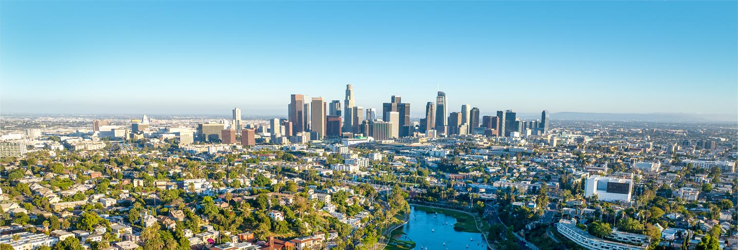 Blick auf Los Angeles