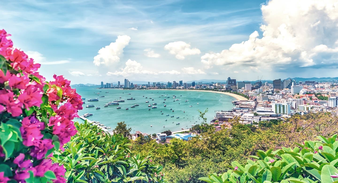 Blick auf Pattaya 