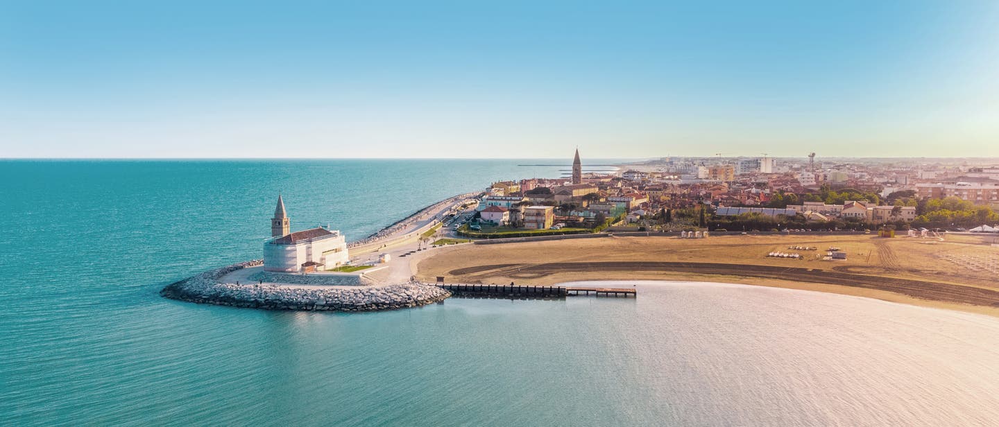 Blick auf Caorle 