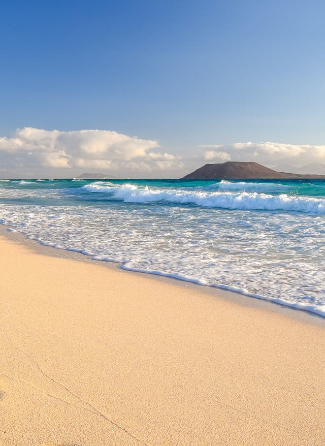 Urlaub an den schönsten Zielen der Welt Corralejo Strand, Fuerteventura