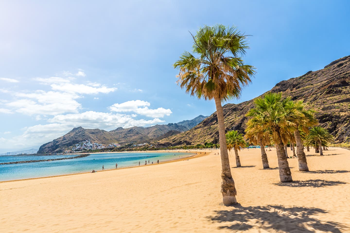 Teresitas Strand in der Nähe von Santa Cruz de Teneriffa