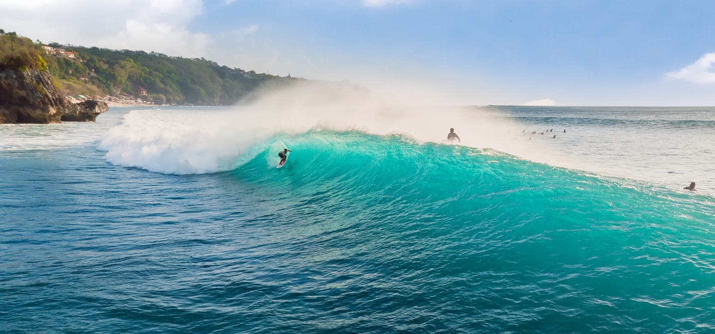 Surfen auf Bali