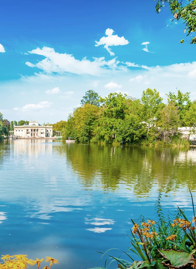 Urlaub in Polen Park in Warschau