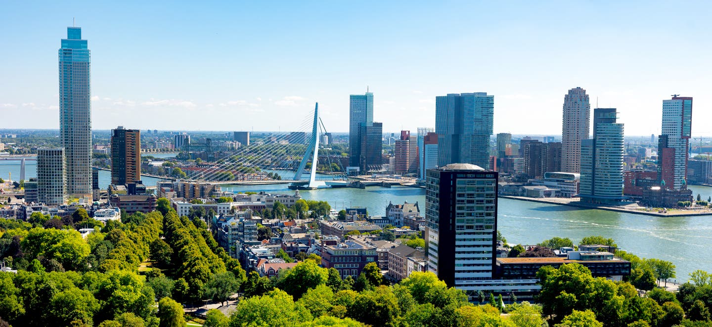 Blick auf Rotterdam