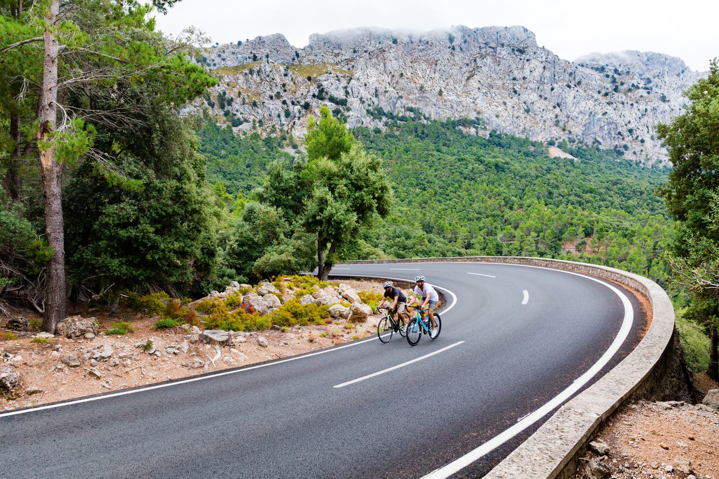 Radfahrer auf Mallorca