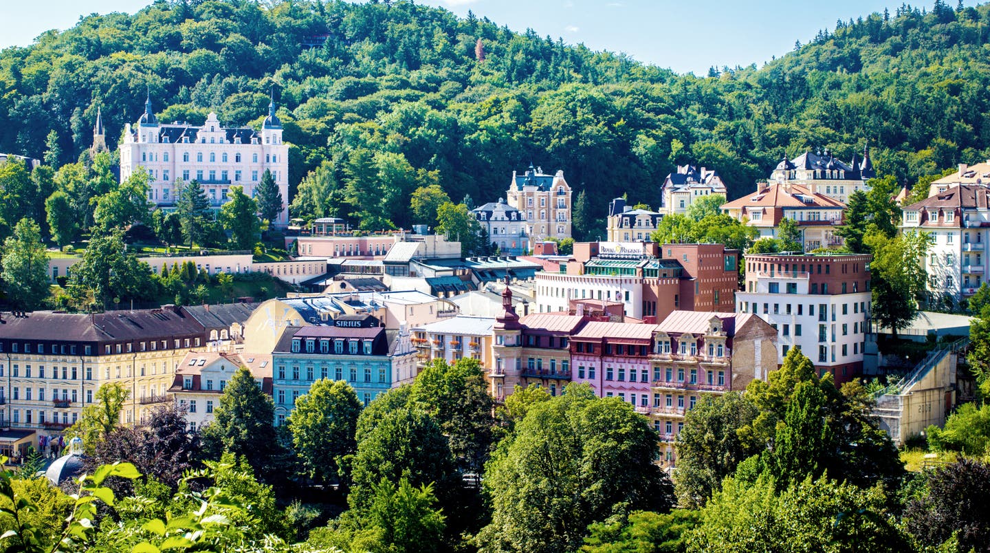 Blick auf Karlsbad