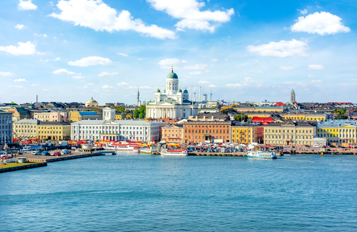 Blick auf Helsinki