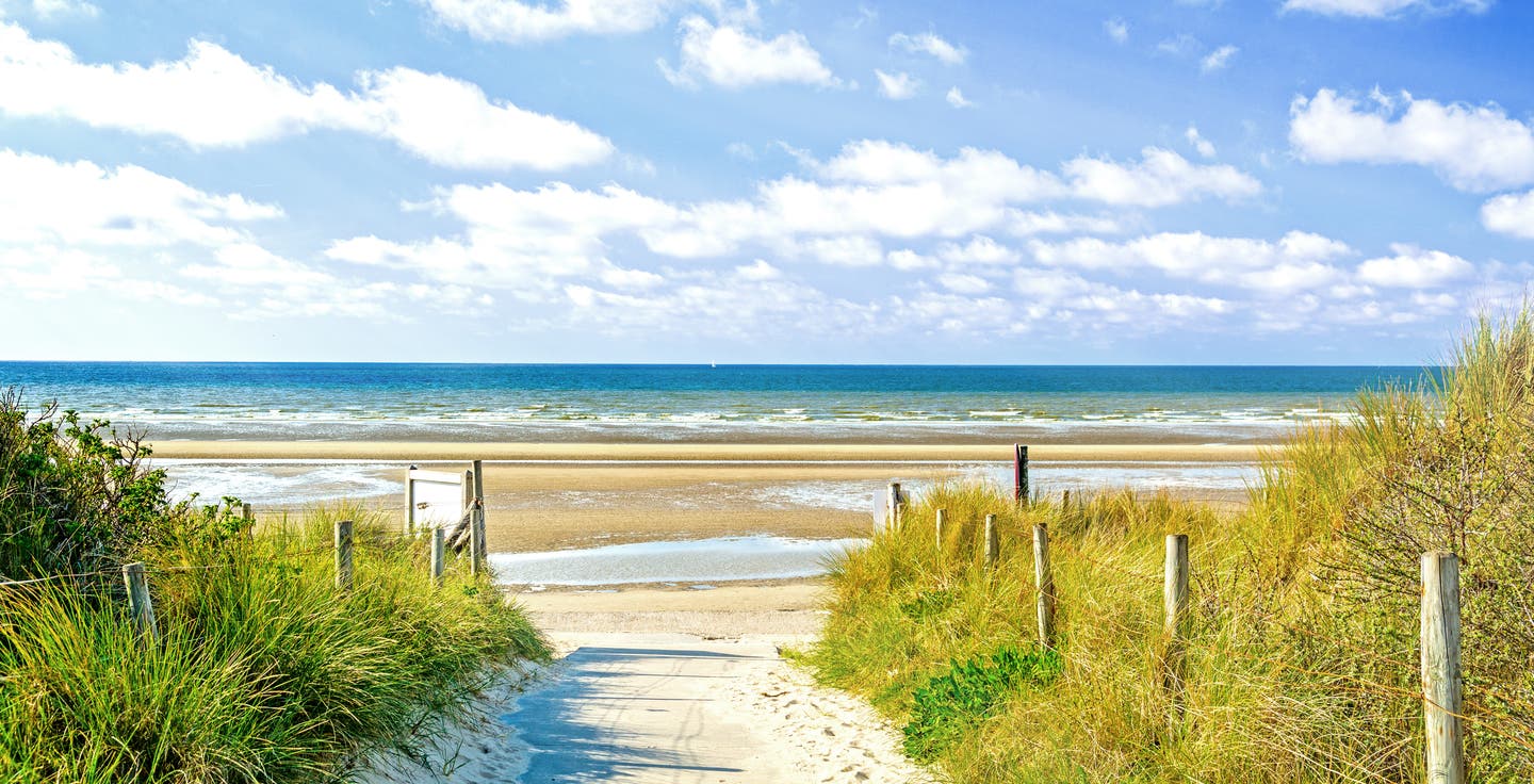 Strand in Belgien