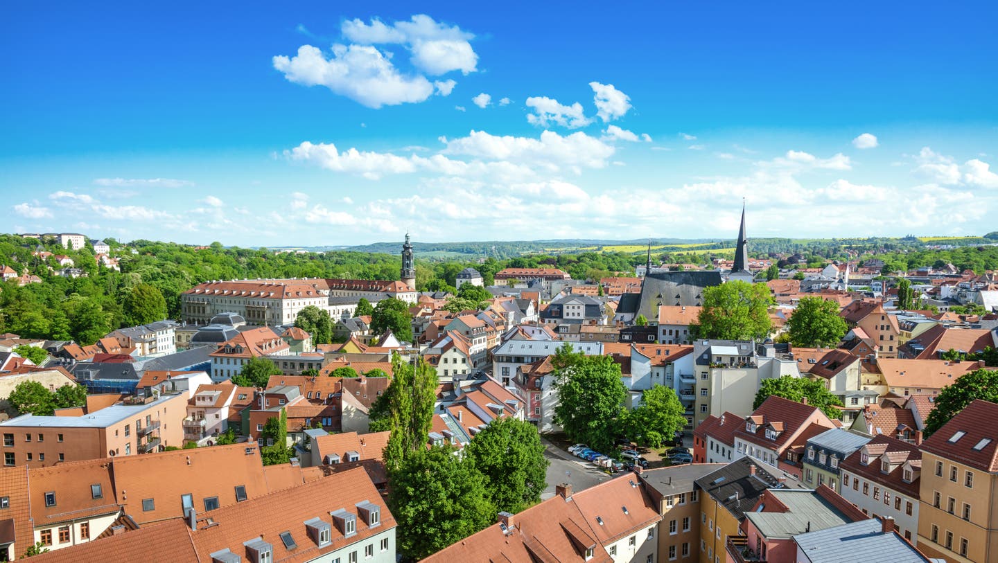 Blick auf Weimar