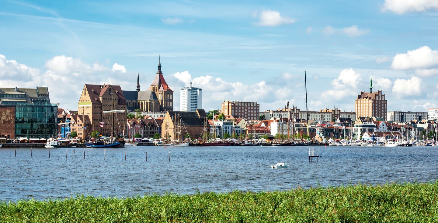 Blick auf Rostock