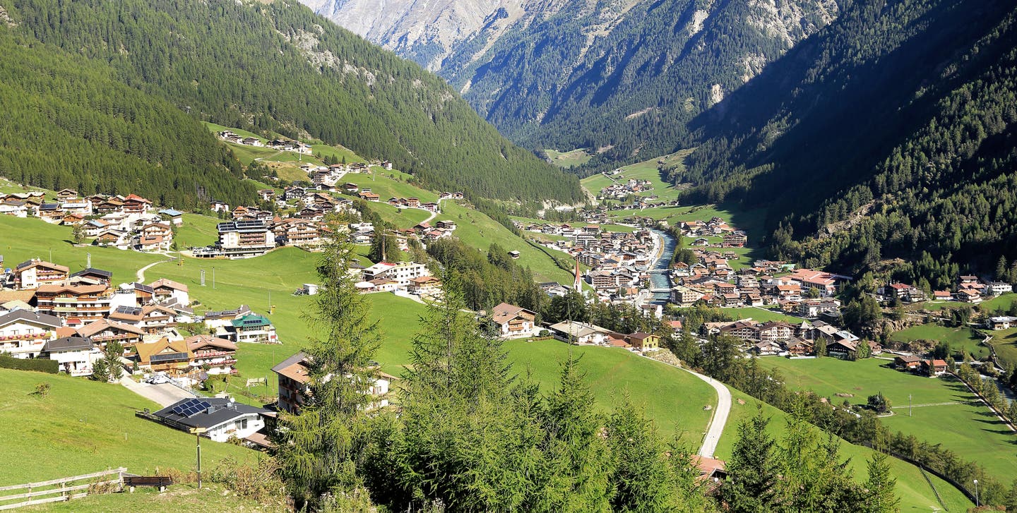 Blick auf Sölden