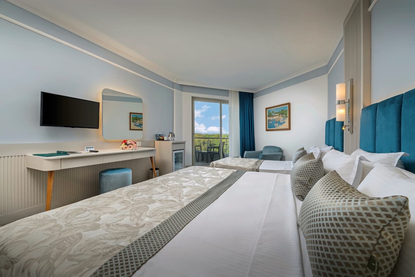 Wohnbsp. Doppelzimmer Gartenblick Hauptgebäude