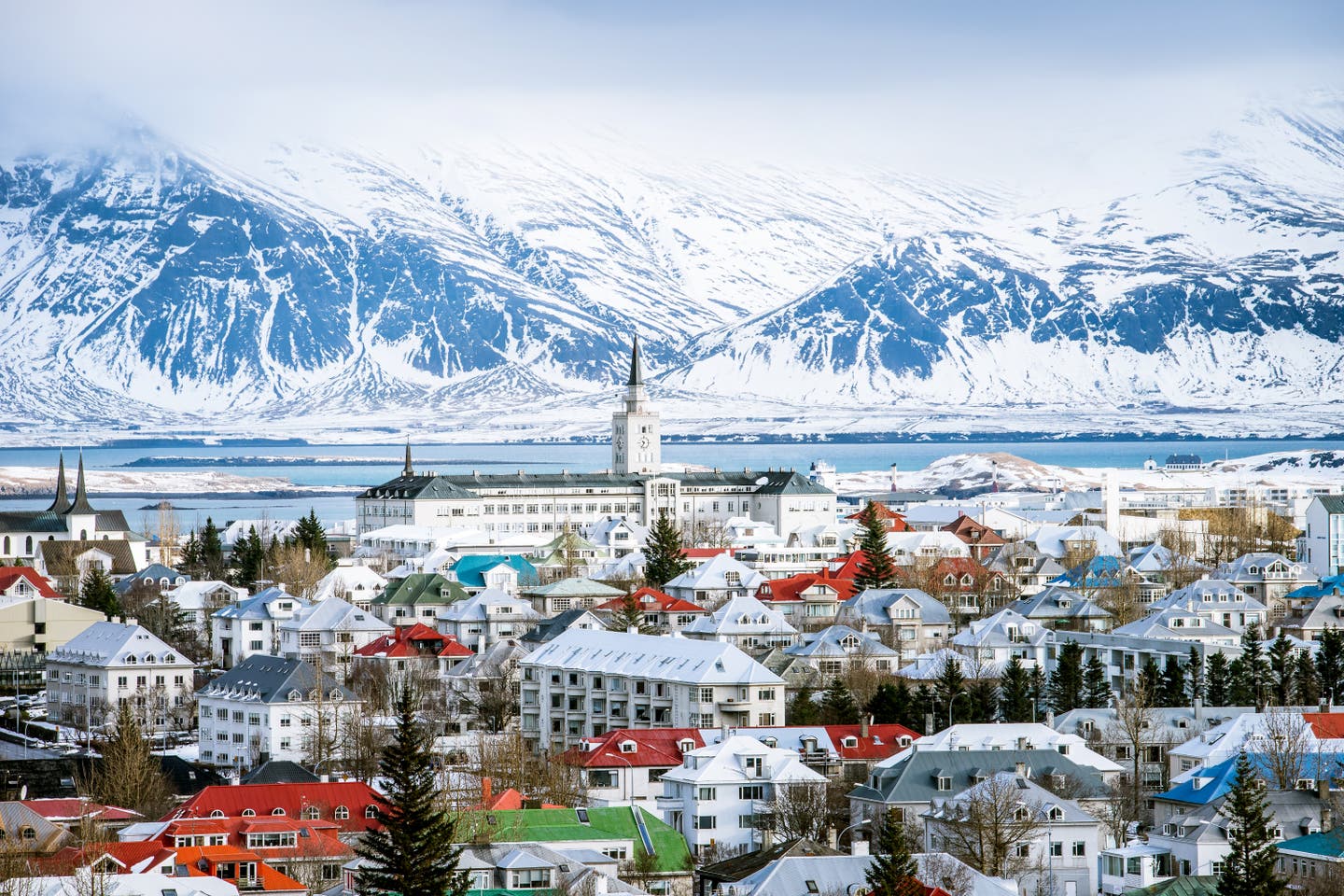 Reykjavik im Winter