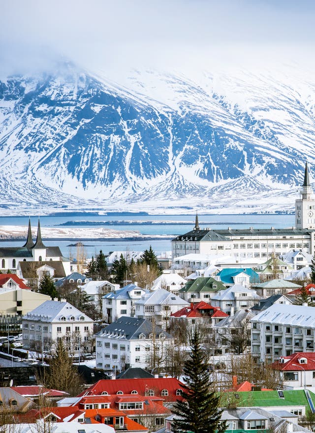 Reykjavik im Winter
