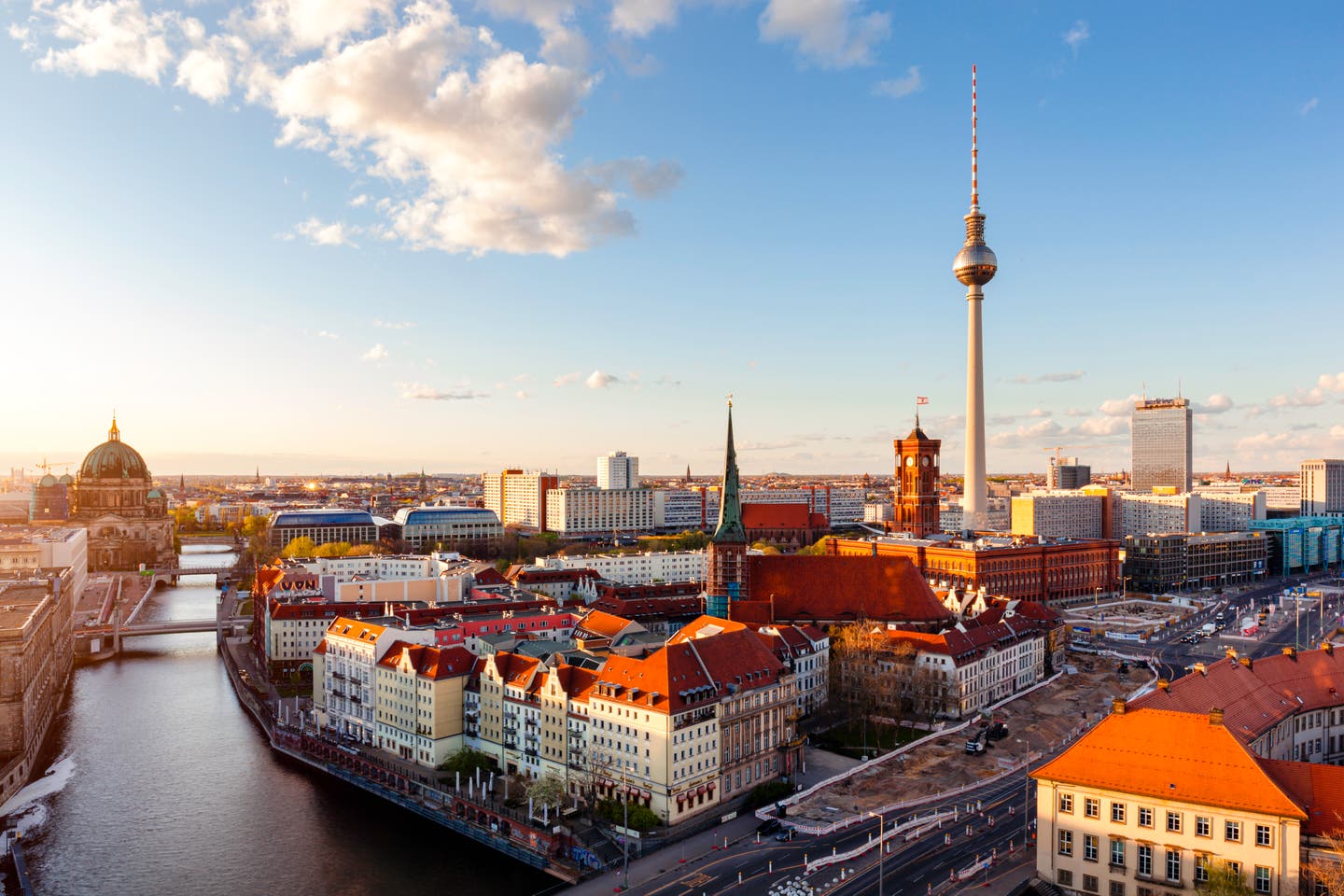 Blick auf die Skyline von Berlin