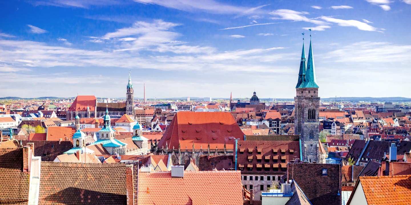 Blick auf Nürnberg