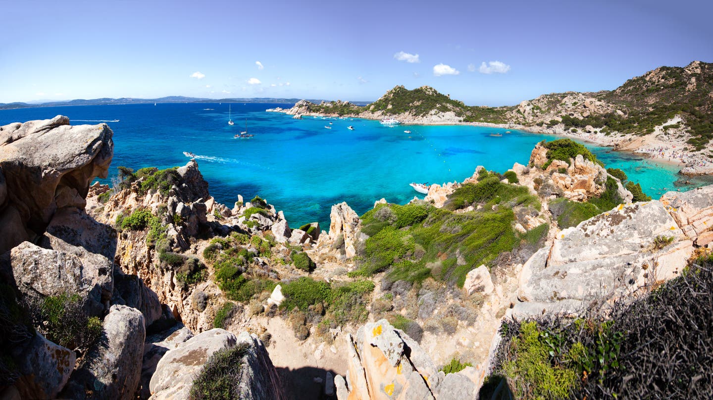 Aufregender Blick auf Spargi – Sardinien