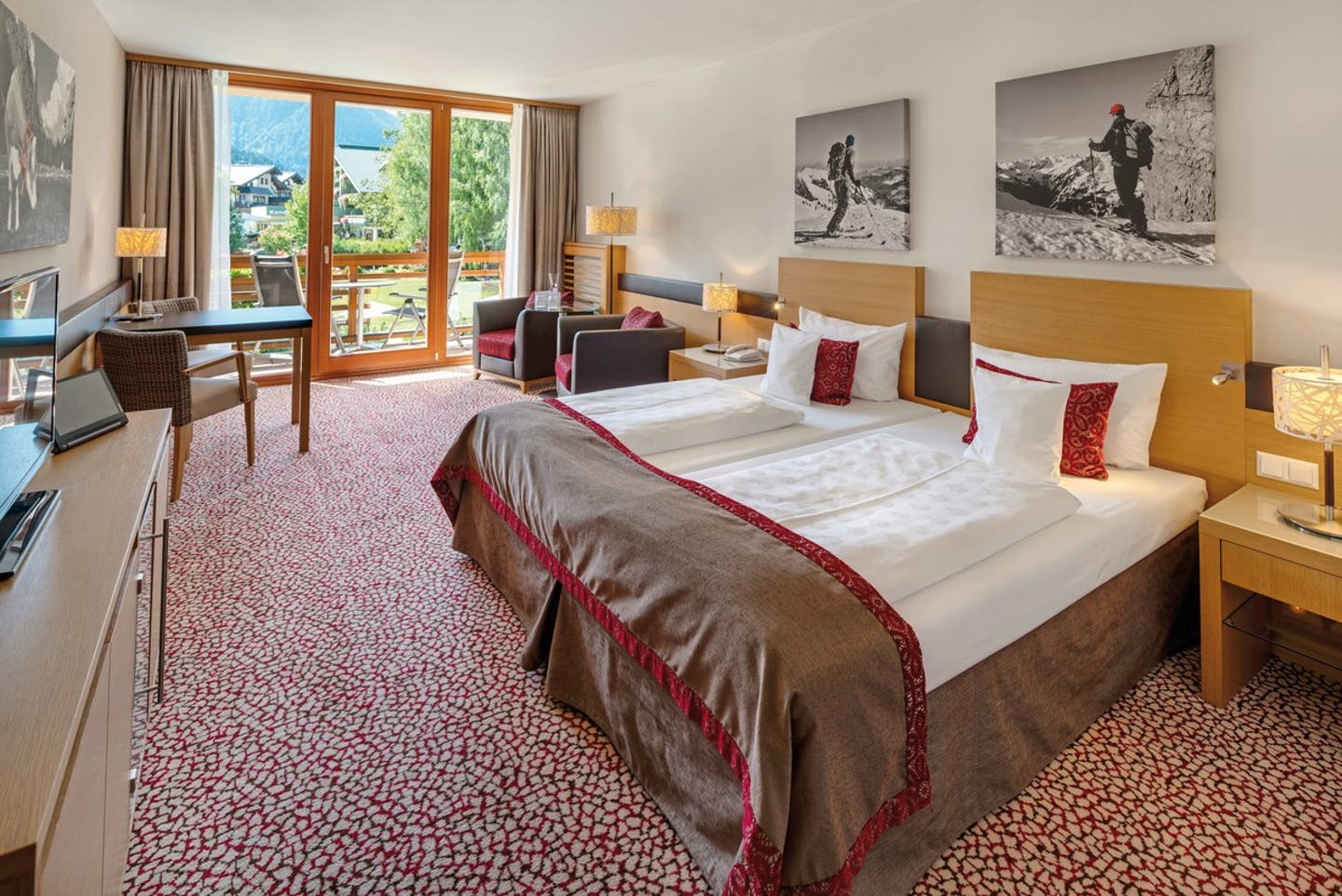 Wohnbeispiel Doppelzimmer Classic Bergseite