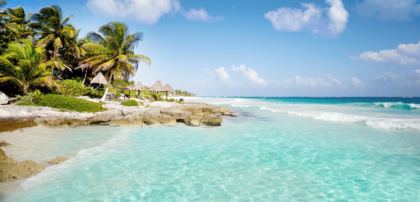 Strand in Tulum