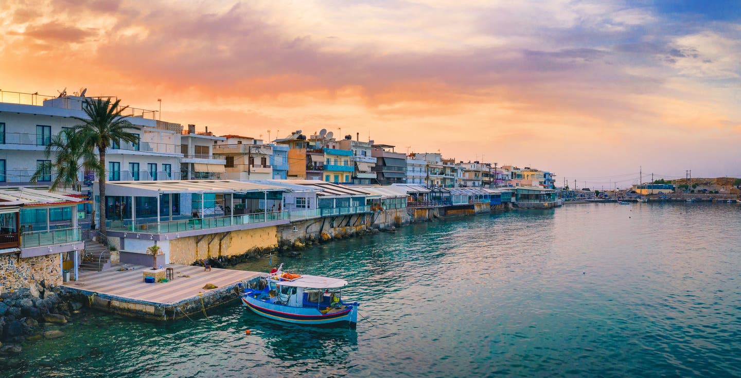 Hafen von Chersonissos auf Kreta