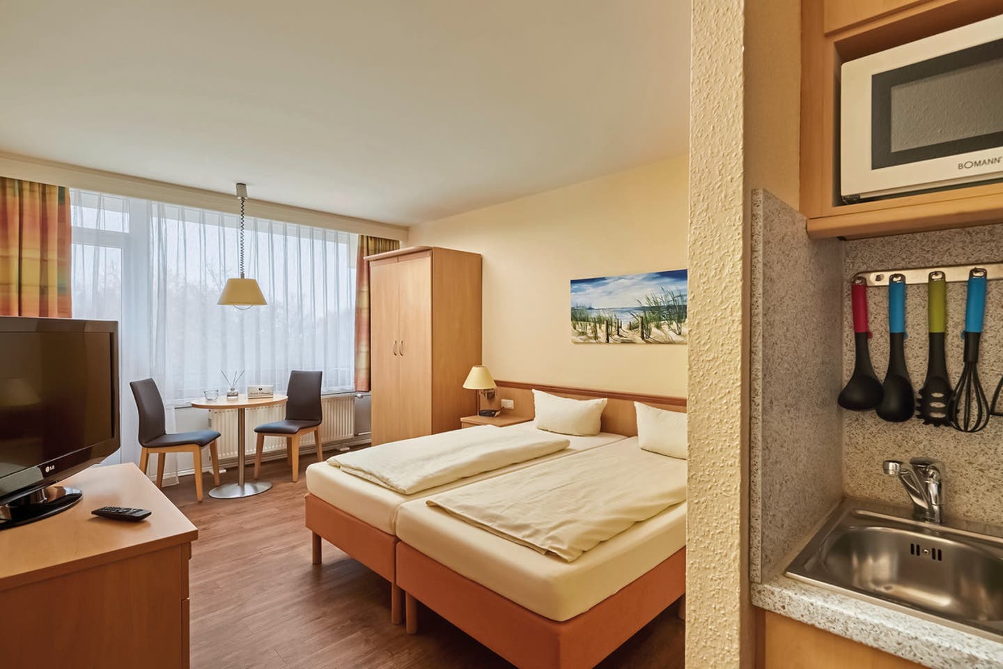 Wohnbeispiel An der D&uuml;ne 1 Raum Appartement 25 qm