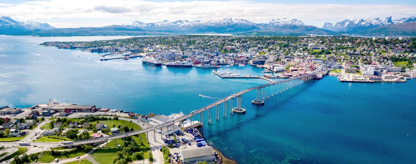 Blick auf Tromsø