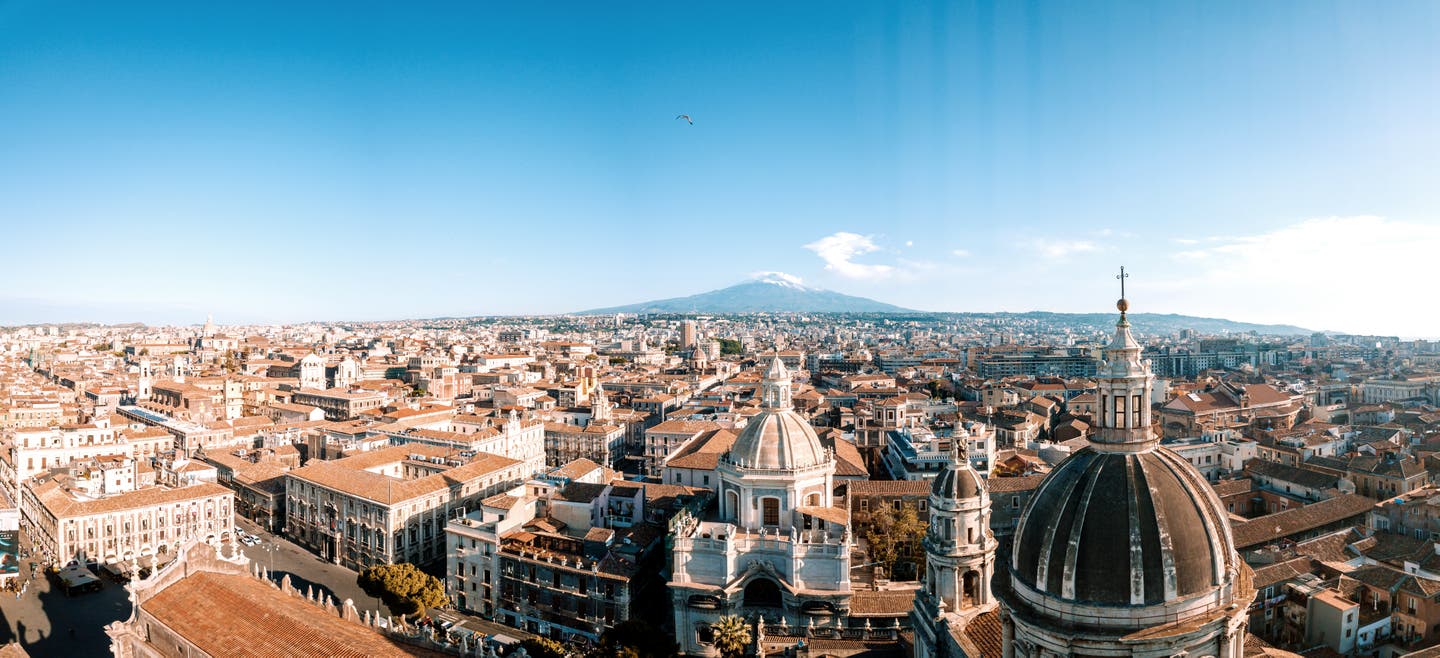 Blick auf Catania