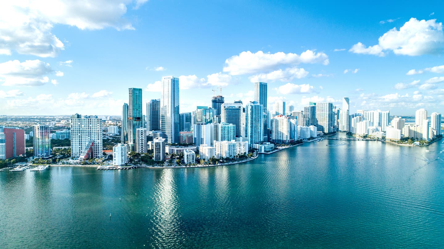 Blick auf Miami