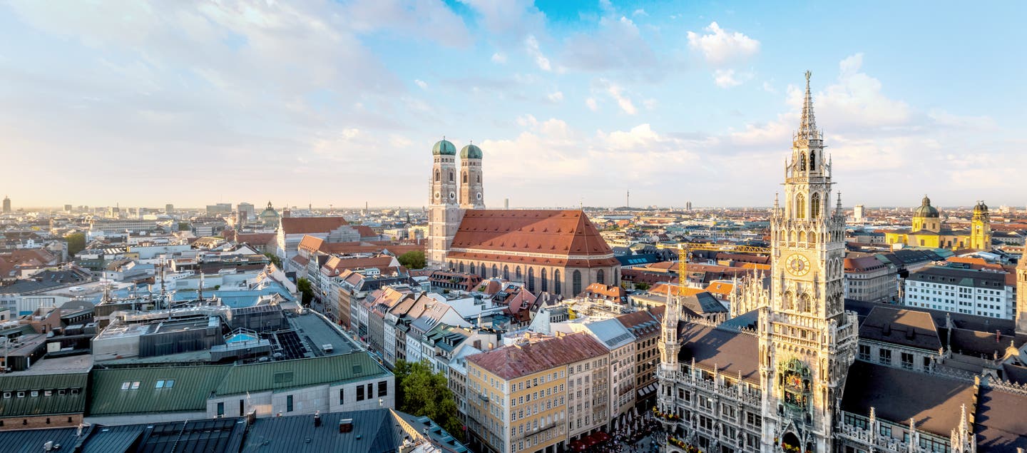 Blick auf München 