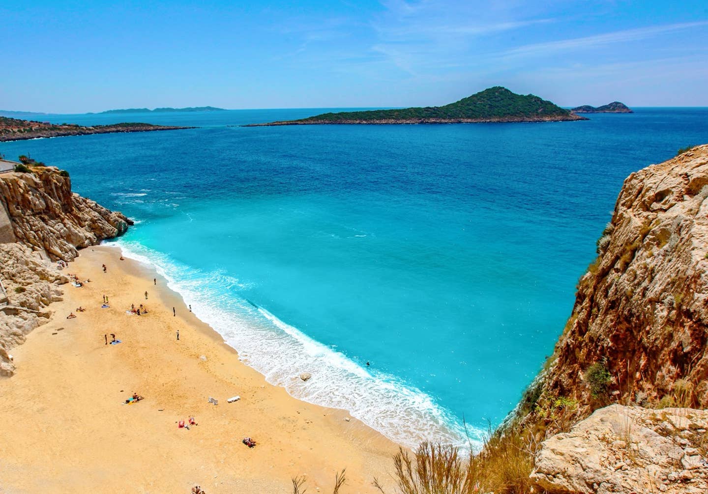 Kaputas Strand an der Türkischen Rivera