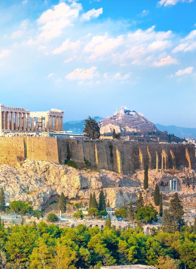 Griechenland Urlaub Griechenlands Akropolis