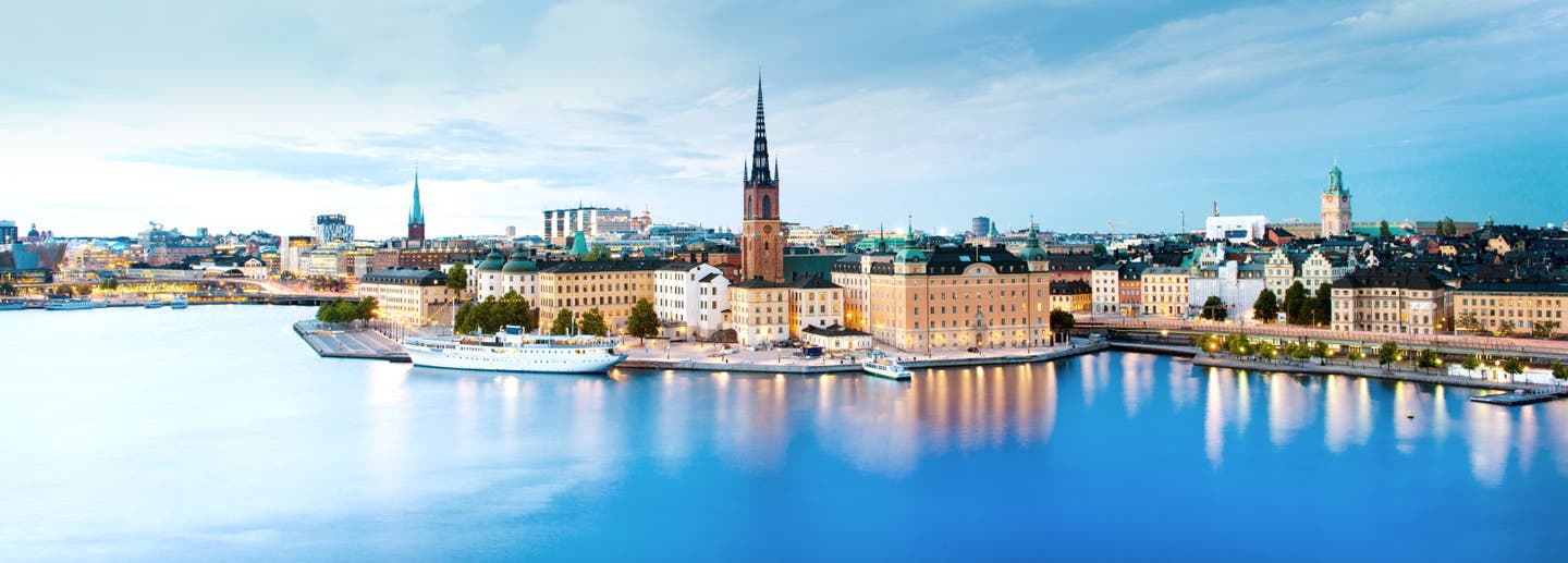 Blick auf Stockholm