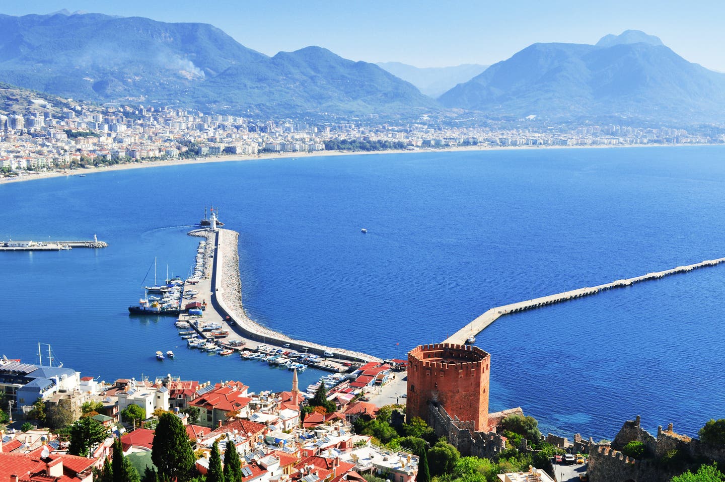 Hafen von Alanya, Türkei