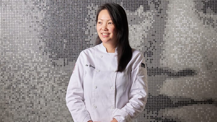 Emily Yuen tries to teach Bret Thorn how to make wontons