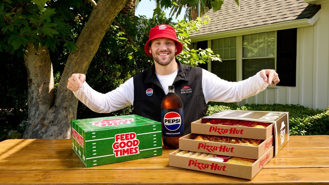 Pizza Hut recruits Josh Allen for NFL campaign