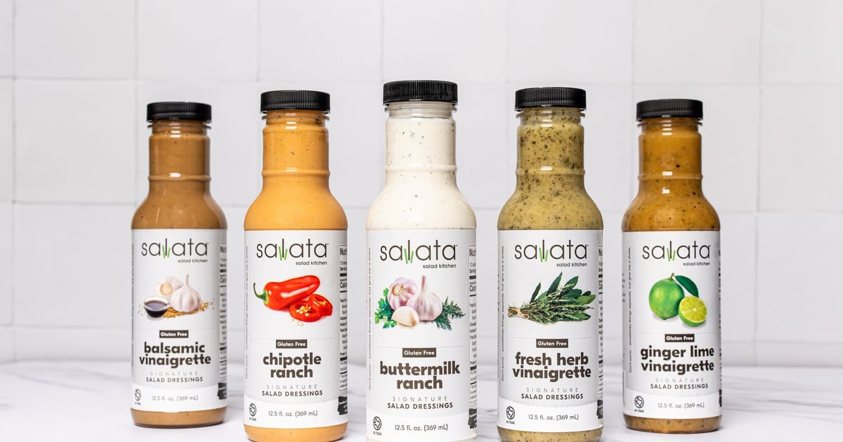Salata's salad dressings are now available in retail Salata's salad dressings are now available in retail
