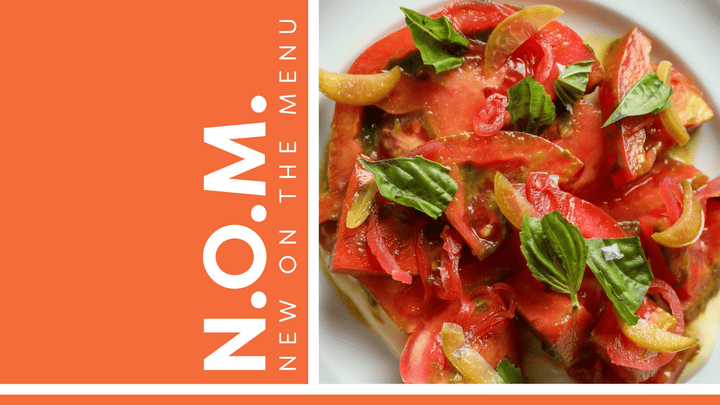 FoodWireDaily — New on the Menu: Morels and Creole tomatoes