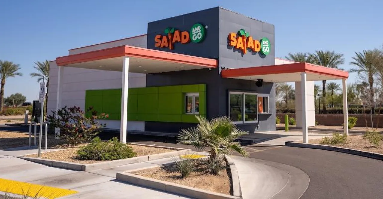 A Salad and Go restaurant A Salad and Go restaurant
