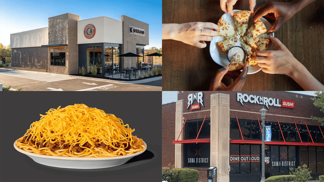 Chipotle, Boston Pizza, Skyline Chili, Rock N Roll Sushi Chipotle, Boston Pizza, Skyline Chili, Rock N Roll Sushi