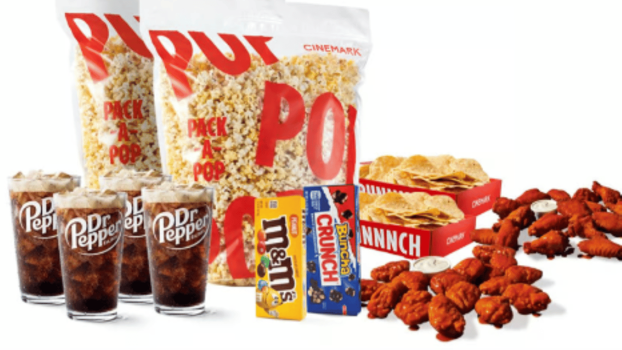 Cinemark gameday party pack delivery