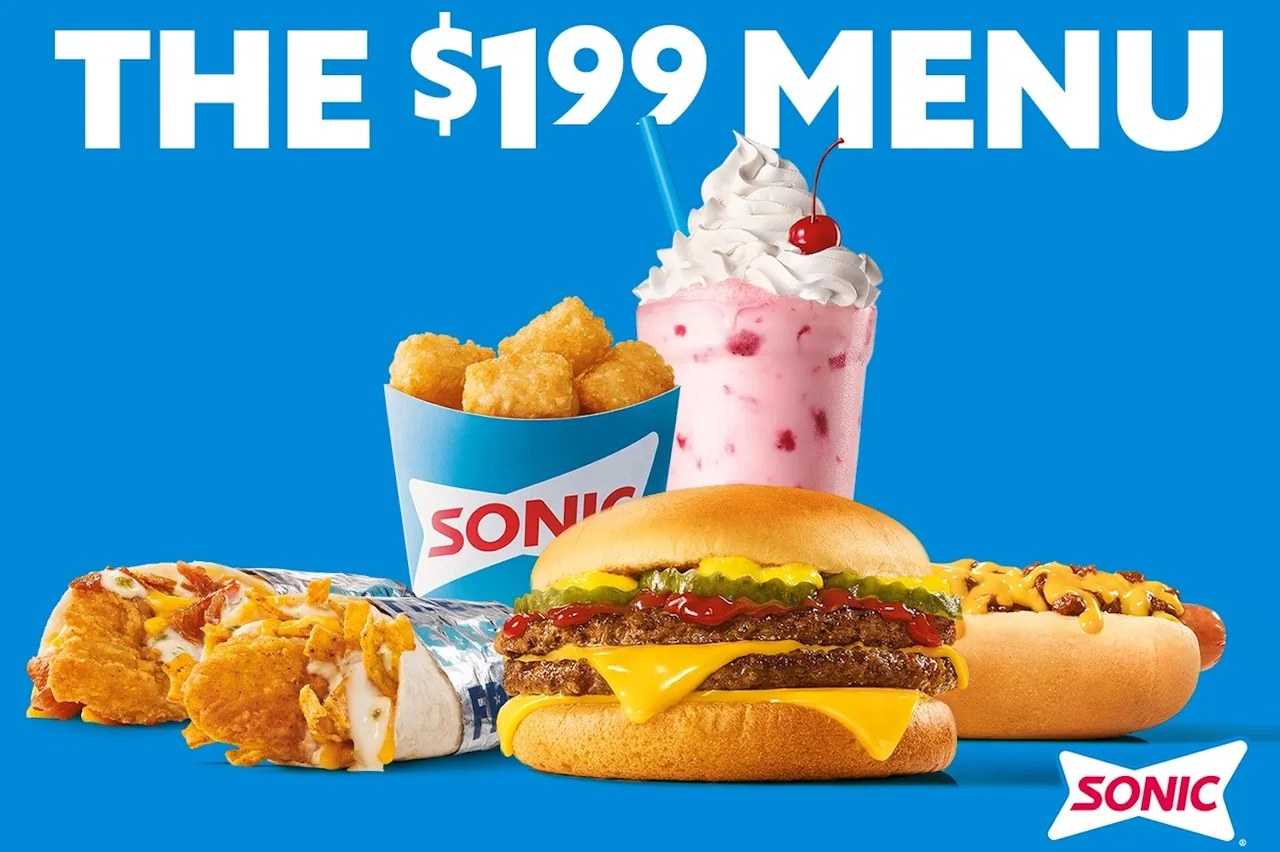 Sonic DriveIn launches 1.99 value menu